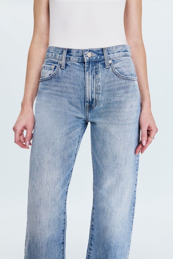 Pistola Lexi Bowed Straight Leg Jeans - Bowie