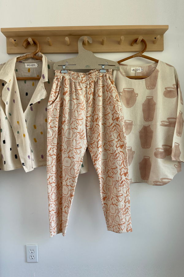 PO-EM Seashell Deck Pants