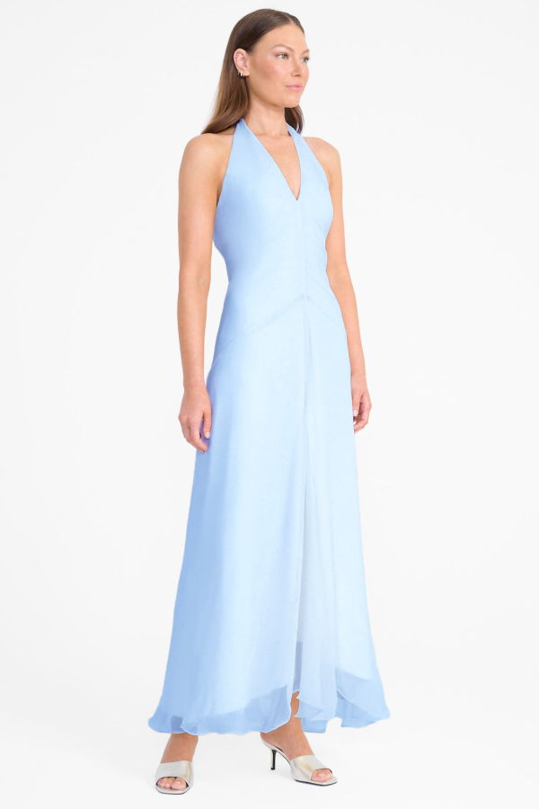 Staud Luma Dress Dress - Clear Blue