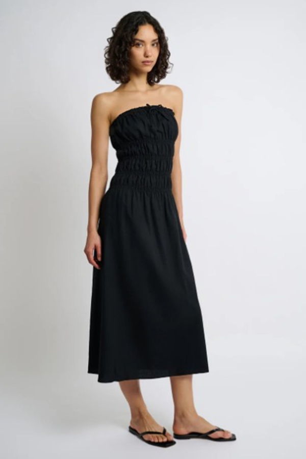 Onia Smocked Maxi Dress