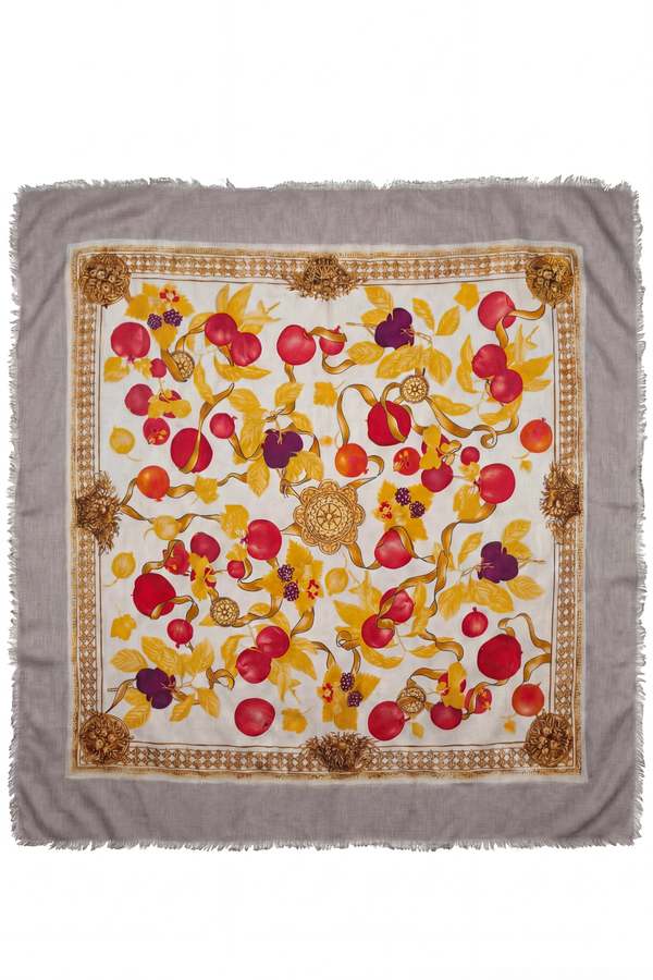 Avant Toi One Of A Kind Fruit Scarf - Fango