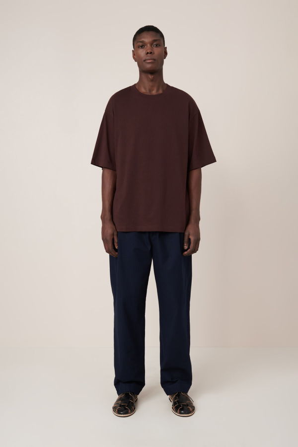 Kowtow Box Tee - Mahogany