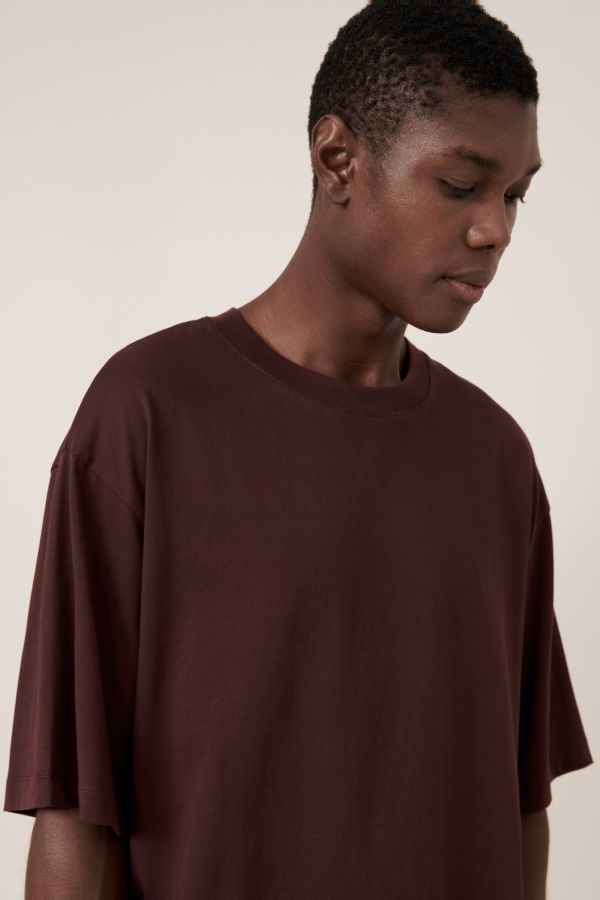 Kowtow Box Tee - Mahogany