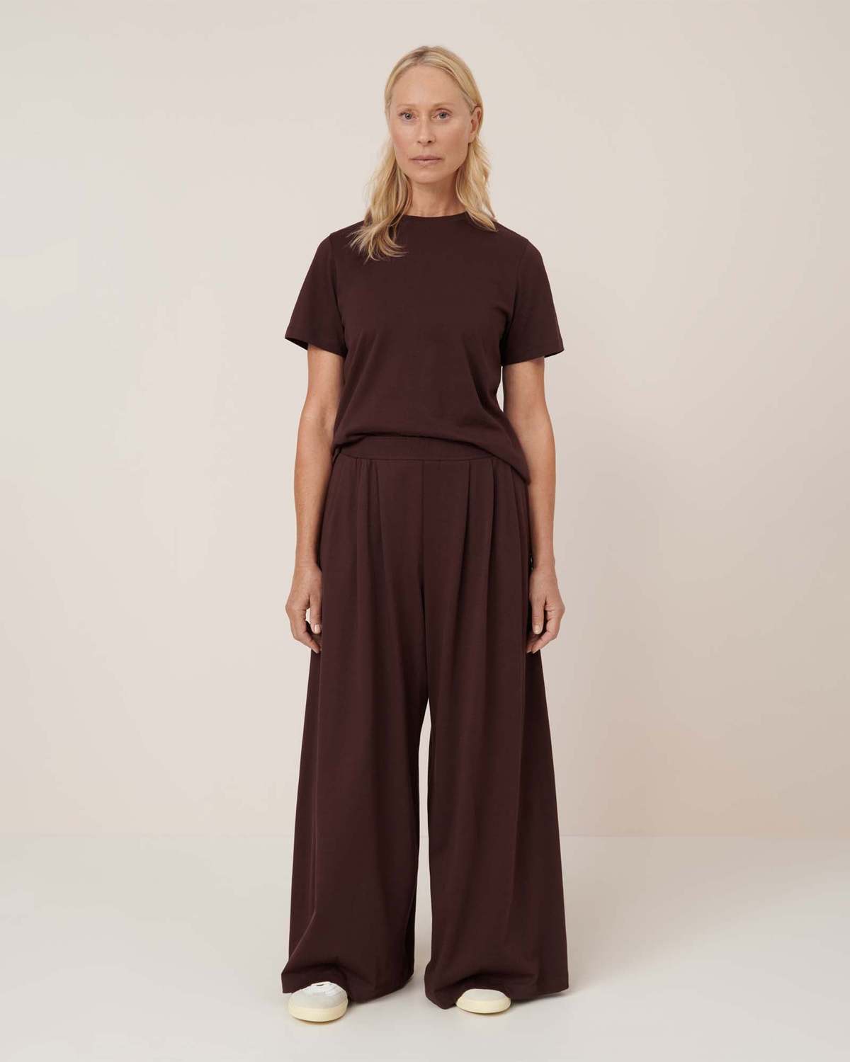 Kowtow Drape Pant - Mahogany - Image 1 of 5