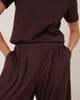 Kowtow Drape Pant - Mahogany - Thumbnail 2