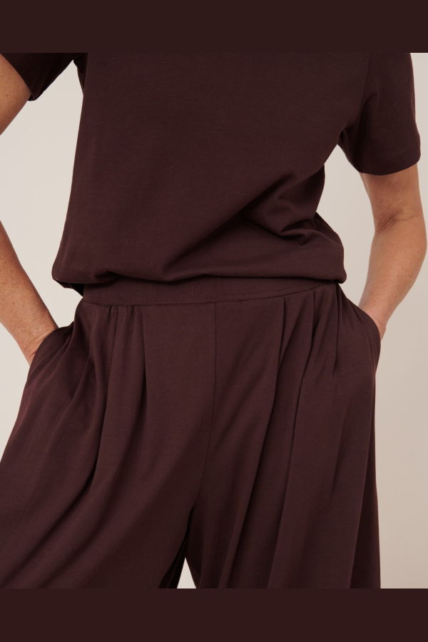 Kowtow Drape Pant - Mahogany