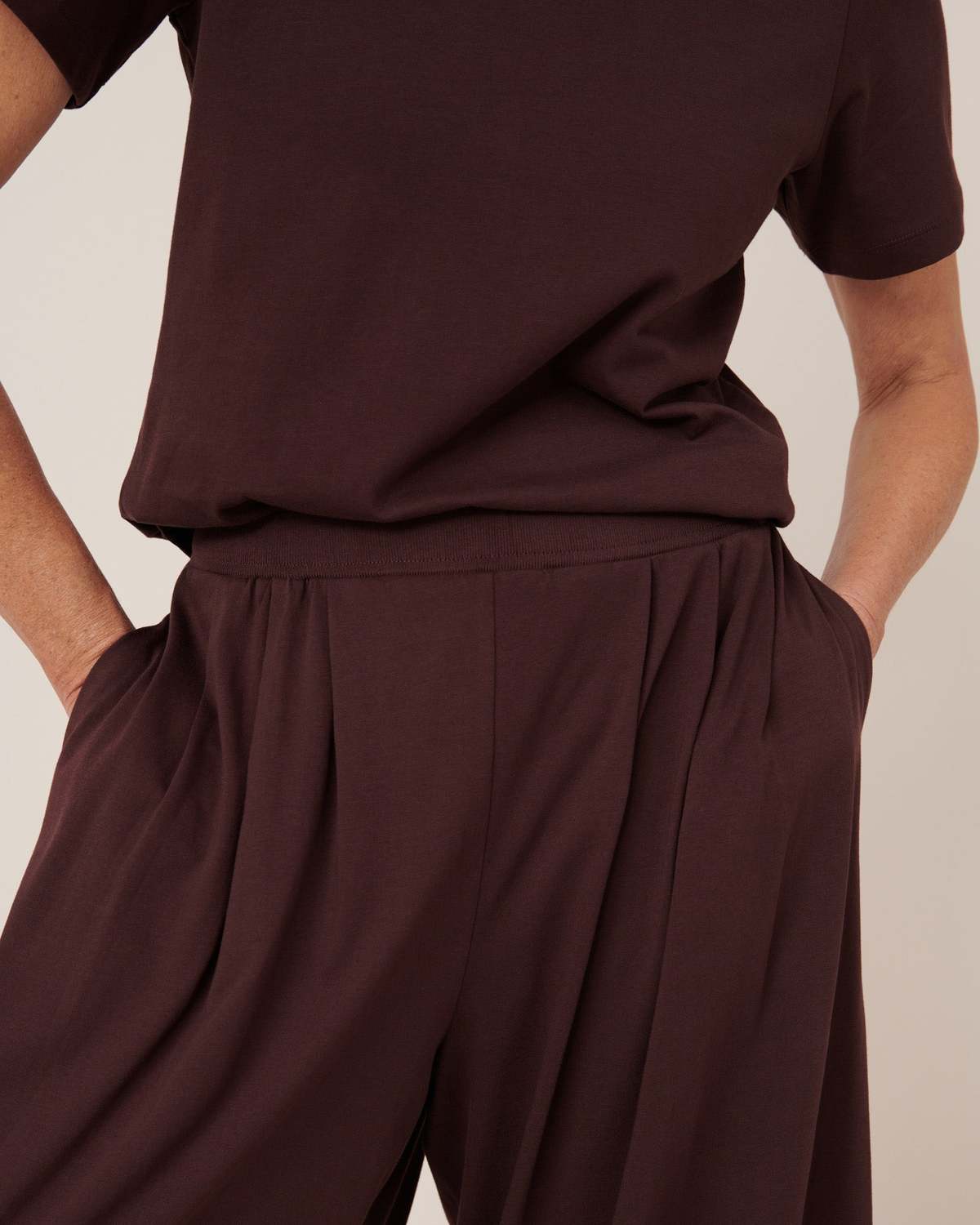Kowtow Drape Pant - Mahogany - Image 2 of 5