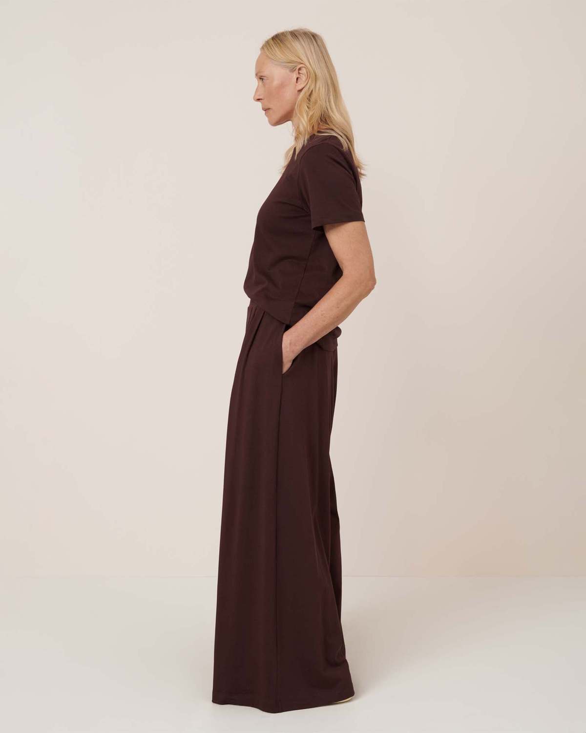 Kowtow Drape Pant - Mahogany - Image 3 of 5