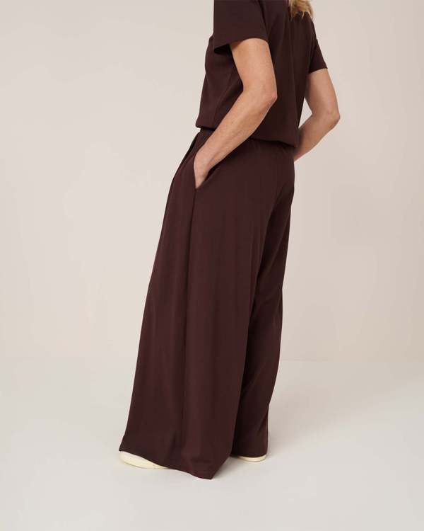 Kowtow Drape Pant - Mahogany