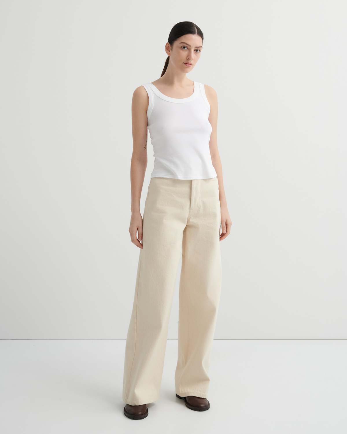 Kowtow Everyday Singlet - White - Image 3 of 5