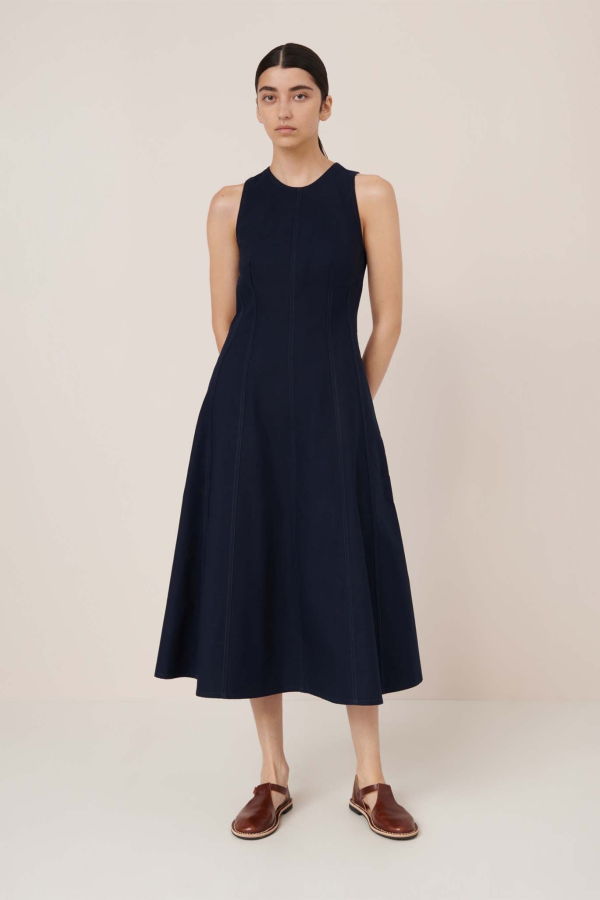 Kowtow Framework Dress - Evening Navy
