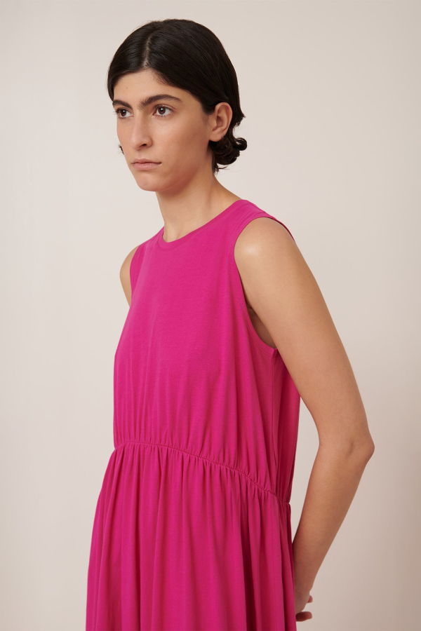Kowtow Light Curve Dress - Magenta