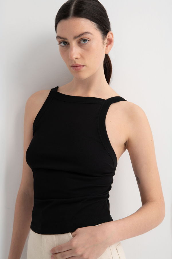 Kowtow Low Back Cami - Black