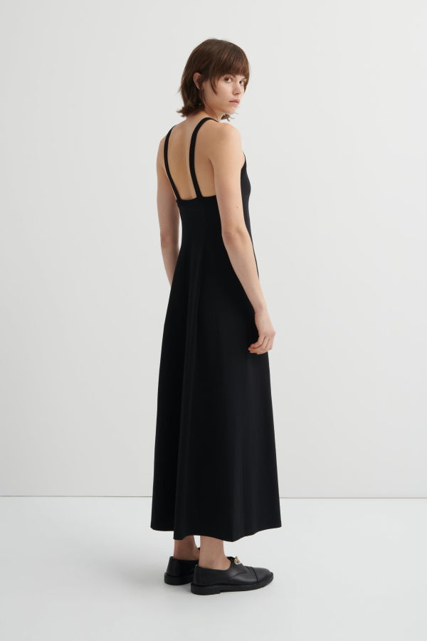 Kowtow Low Back Dress - Black