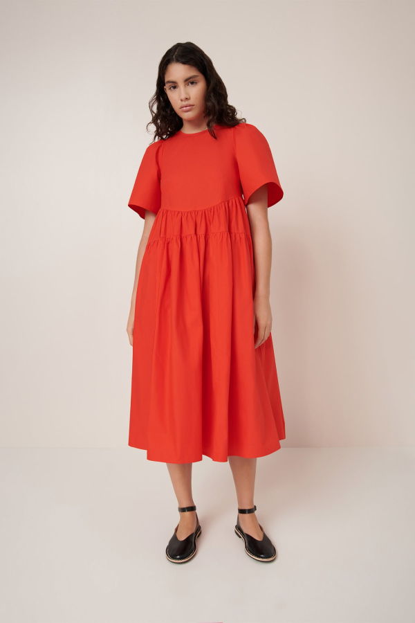 Kowtow Maquette Dress - Scarlet