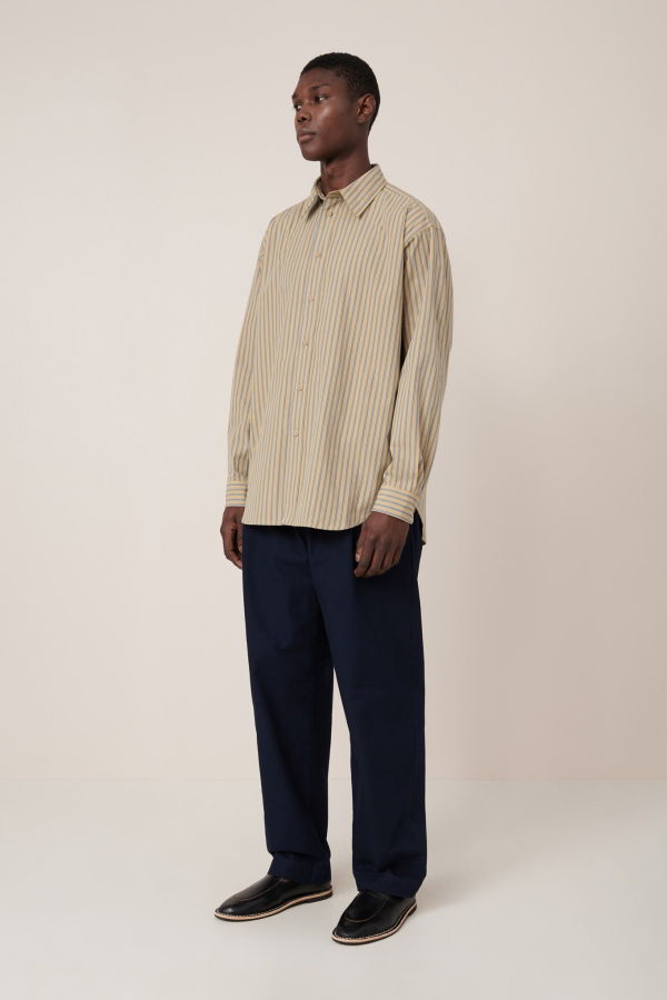 Kowtow Ralph Shirt - Double-Pinstripe