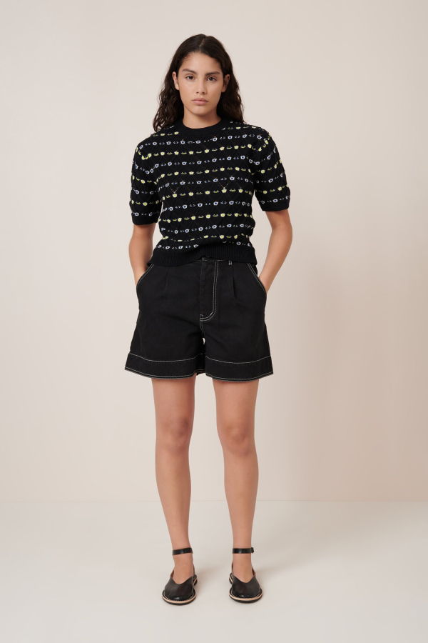Kowtow Rhode Top - Daisy-Jacquard