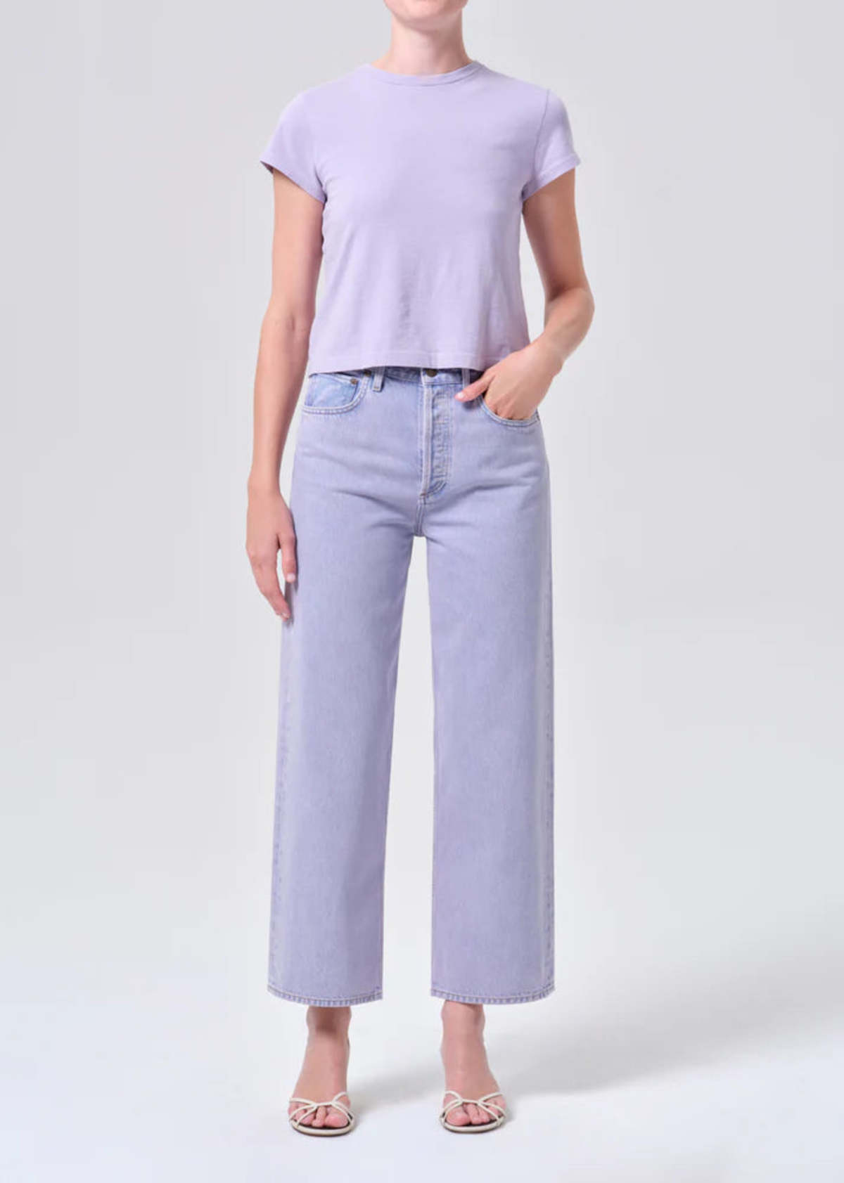AGOLDE Ren Jeans - Medium Lavender - Image 1 of 7