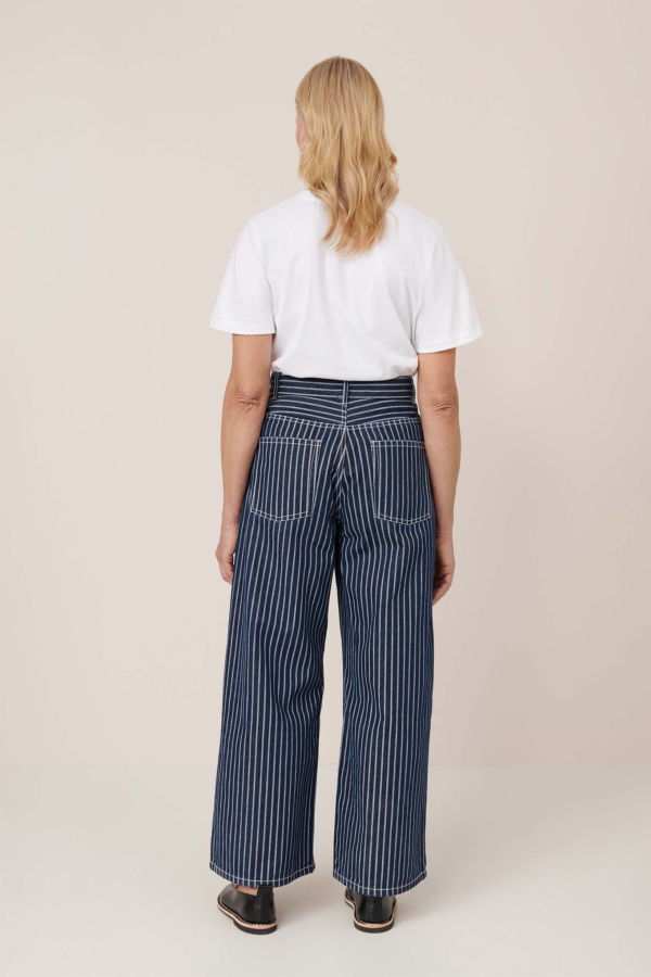 Kowtow Sailor Jeans - Chalk Stripe
