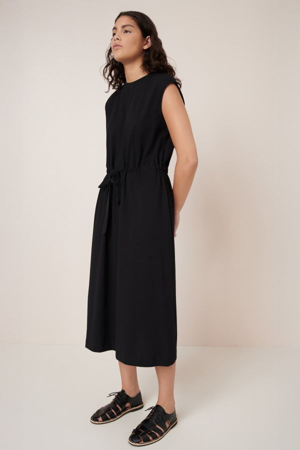 Kowtow Wave Dress - Black