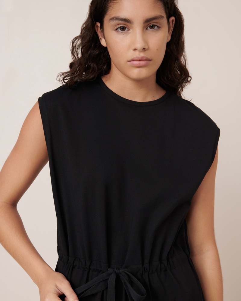 Kowtow Wave Dress - Black