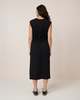 Kowtow Wave Dress - Black - Thumbnail 5