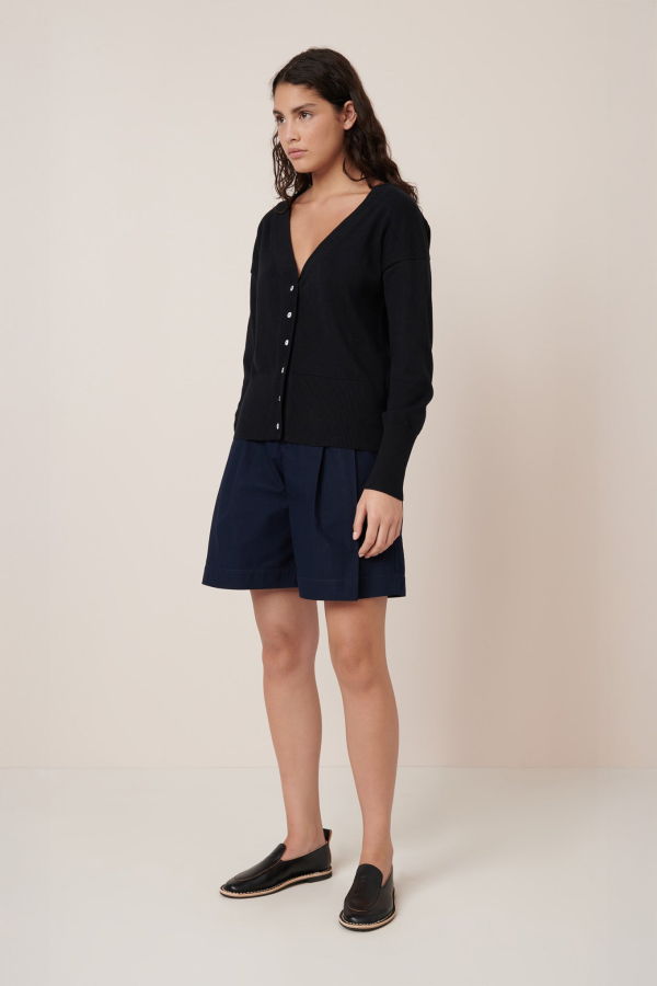 Kowtow Willow Cardigan - Black