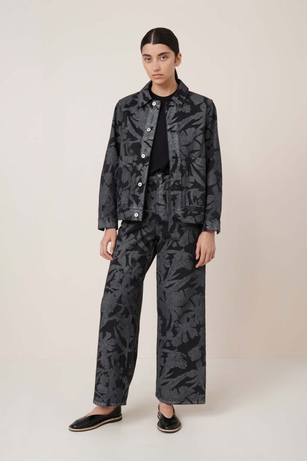 Kowtow Worker Jacket - Etched Denim