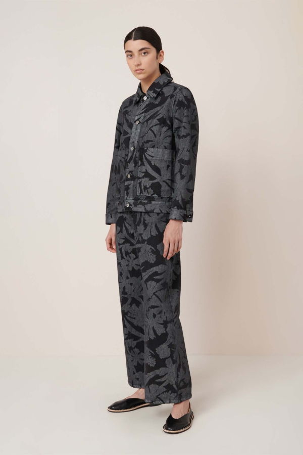 Kowtow Worker Jacket - Etched Denim