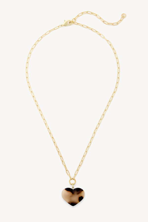 Machete Midi Heart Pendant Necklace