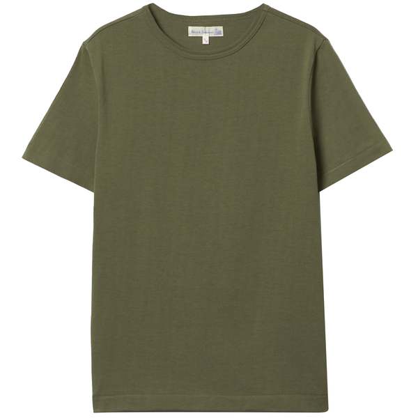 Merz b. Schwanen 215 2-Thread Organic Cotton Crew Neck Tee Merz b. Schwanen 215 2-Thread Organic Cotton Crew Neck Tee