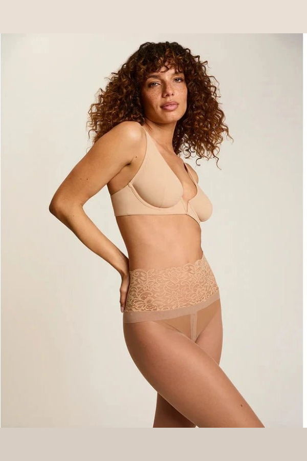 Commando Sexy Sheer Tights - Beige