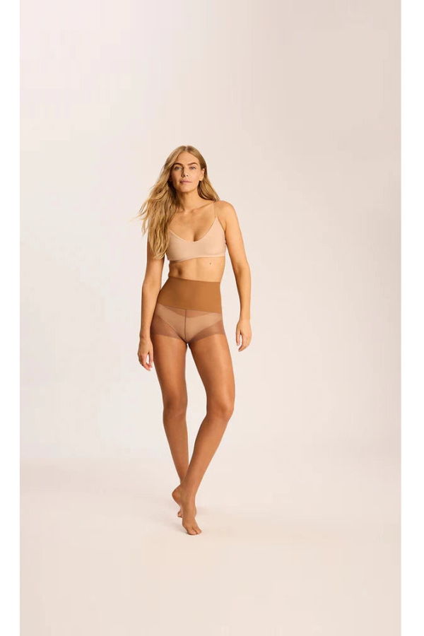 Commando Highlighter Sheer Tights - Mocha