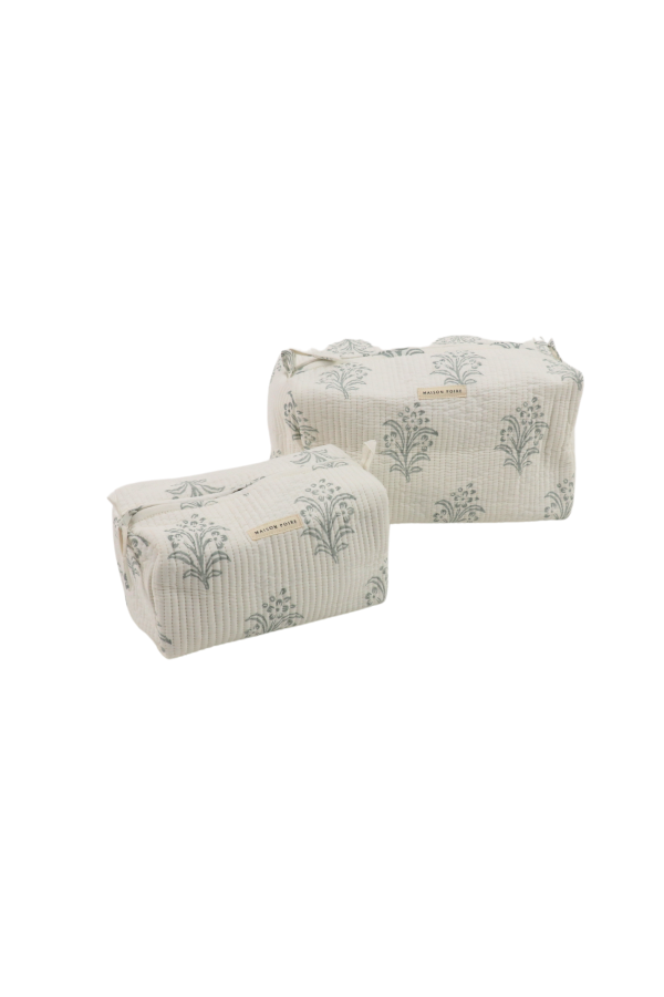 Maison Poire Eloise Toiletry Bag - Blue Mist