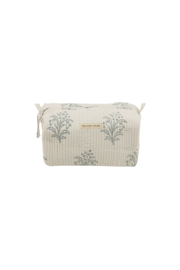 Maison Poire Eloise Toiletry Bag - Blue Mist