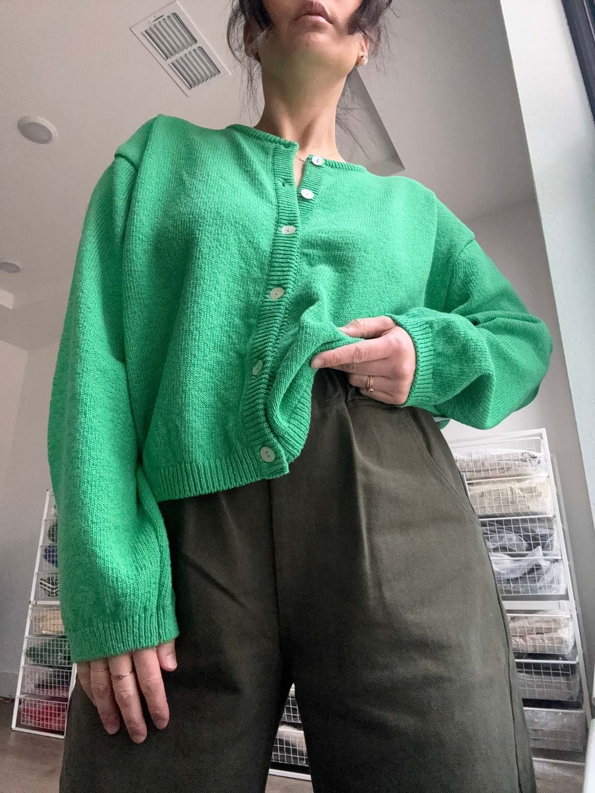 Le Bon Shoppe Arc Pants - Olive - Image 3 of 10