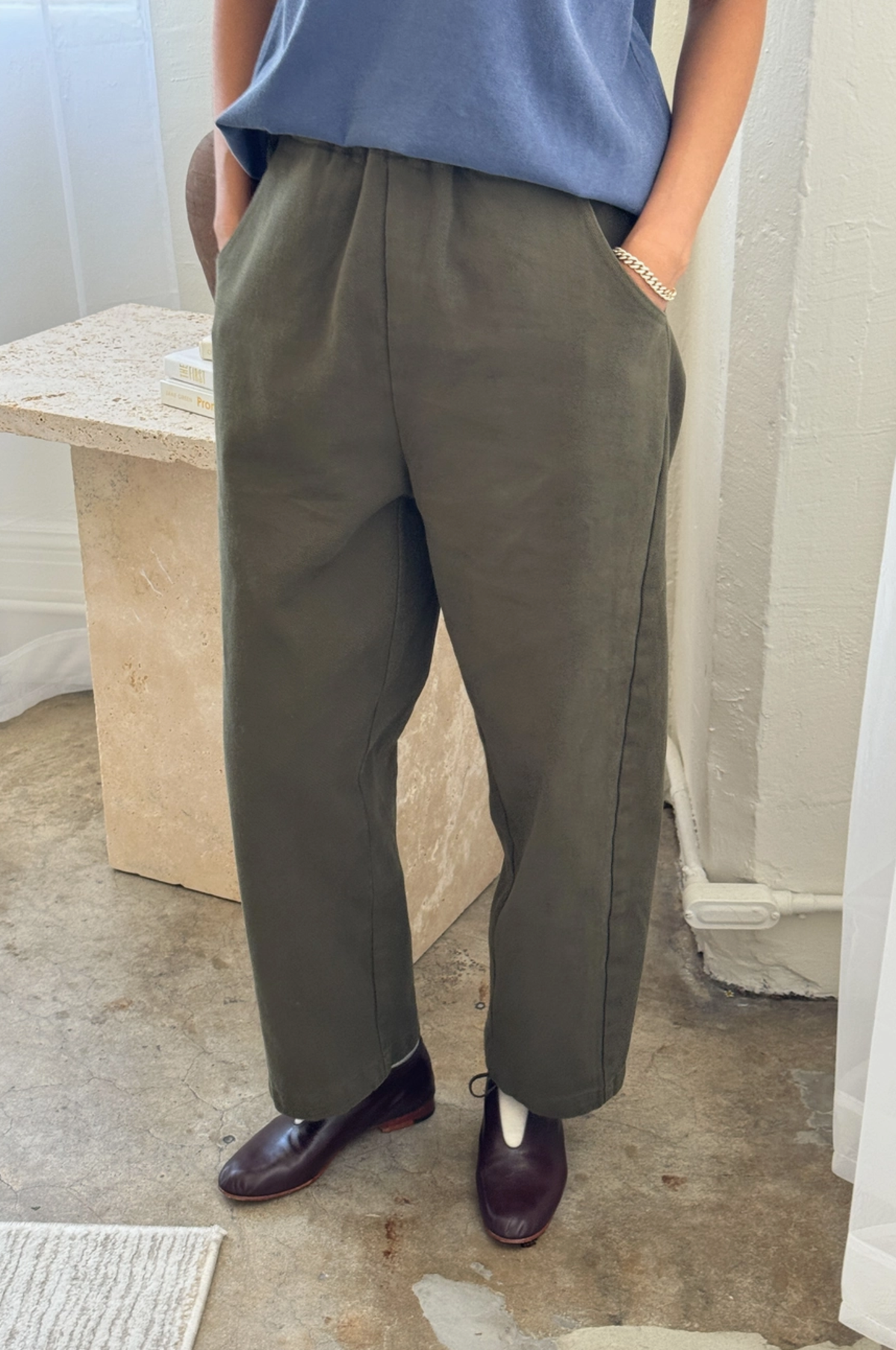 Le Bon Shoppe Arc Pants - Olive - Image 6 of 10