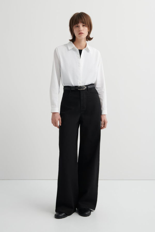 Kowtow Sailor Jeans Tall - Black Denim