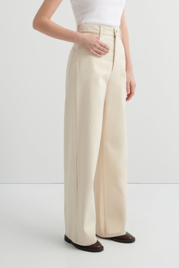 Kowtow Sailor Jeans Tall - Ecru Denim