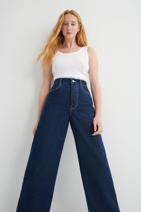 Kowtow Sailor Jeans Tall - Indigo Denim