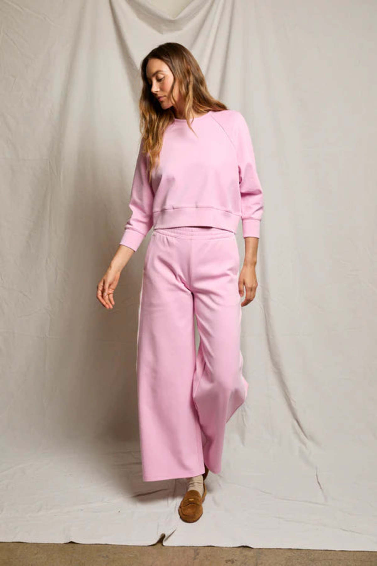 Perfect White Tee Mikos Wide Leg Pants - Image 1 of 5