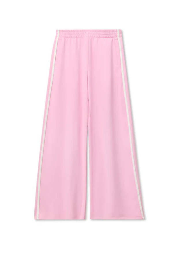 Perfect White Tee Mikos Wide Leg Pants