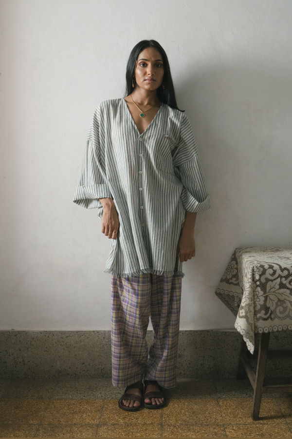 IKKIVI Afra Oversized Shirt - Multicolor