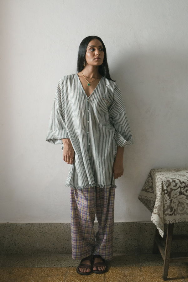 IKKIVI Afra Oversized Shirt - Multicolor