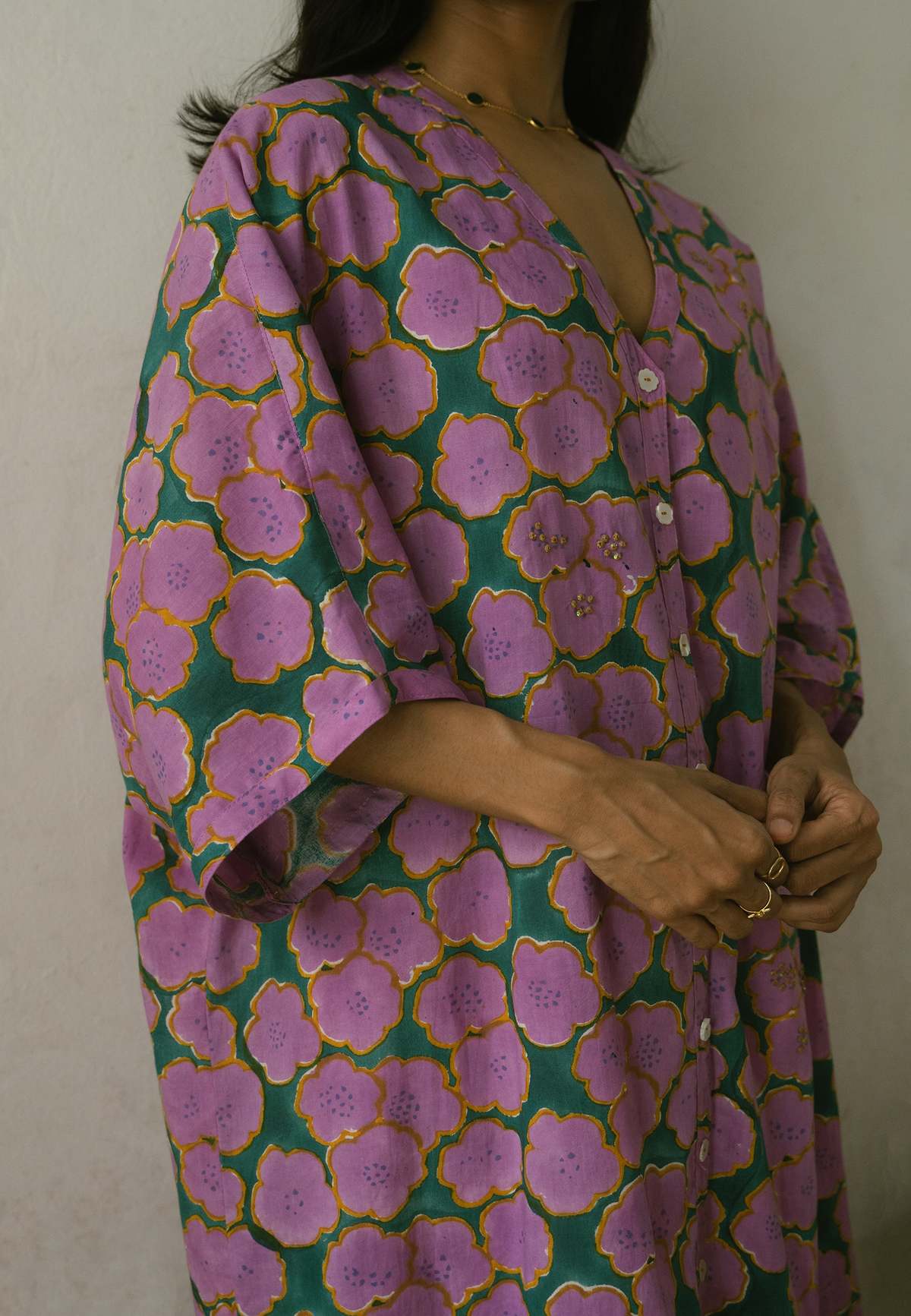 IKKIVI Clover Shirt Dress - Multicolor - Image 2 of 7
