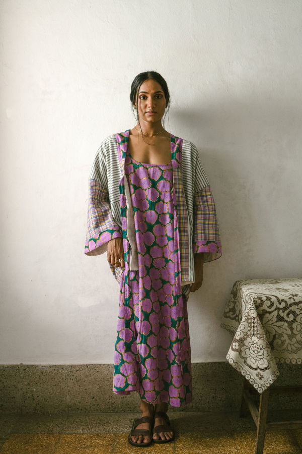 IKKIVI Clover Slip Dress - Multicolor