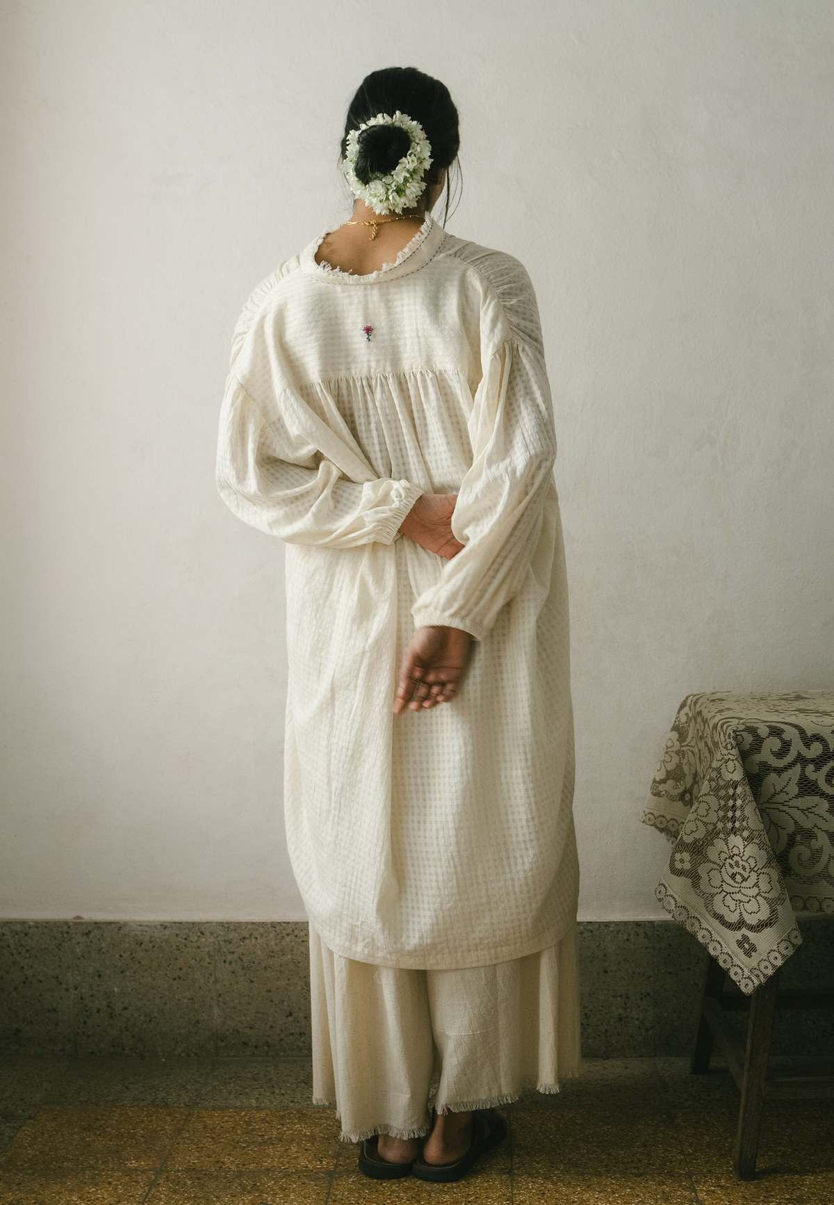 IKKIVI Iffat Co-ord Set - Off White - Image 5 of 9