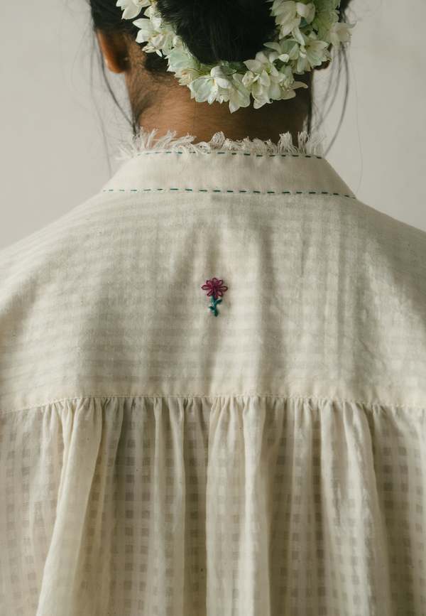 IKKIVI Iffat Co-ord Set - Off White