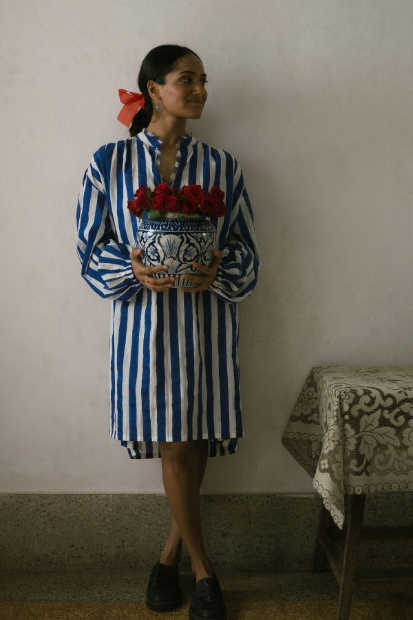 IKKIVI Kylo Tunic Dress - Blue