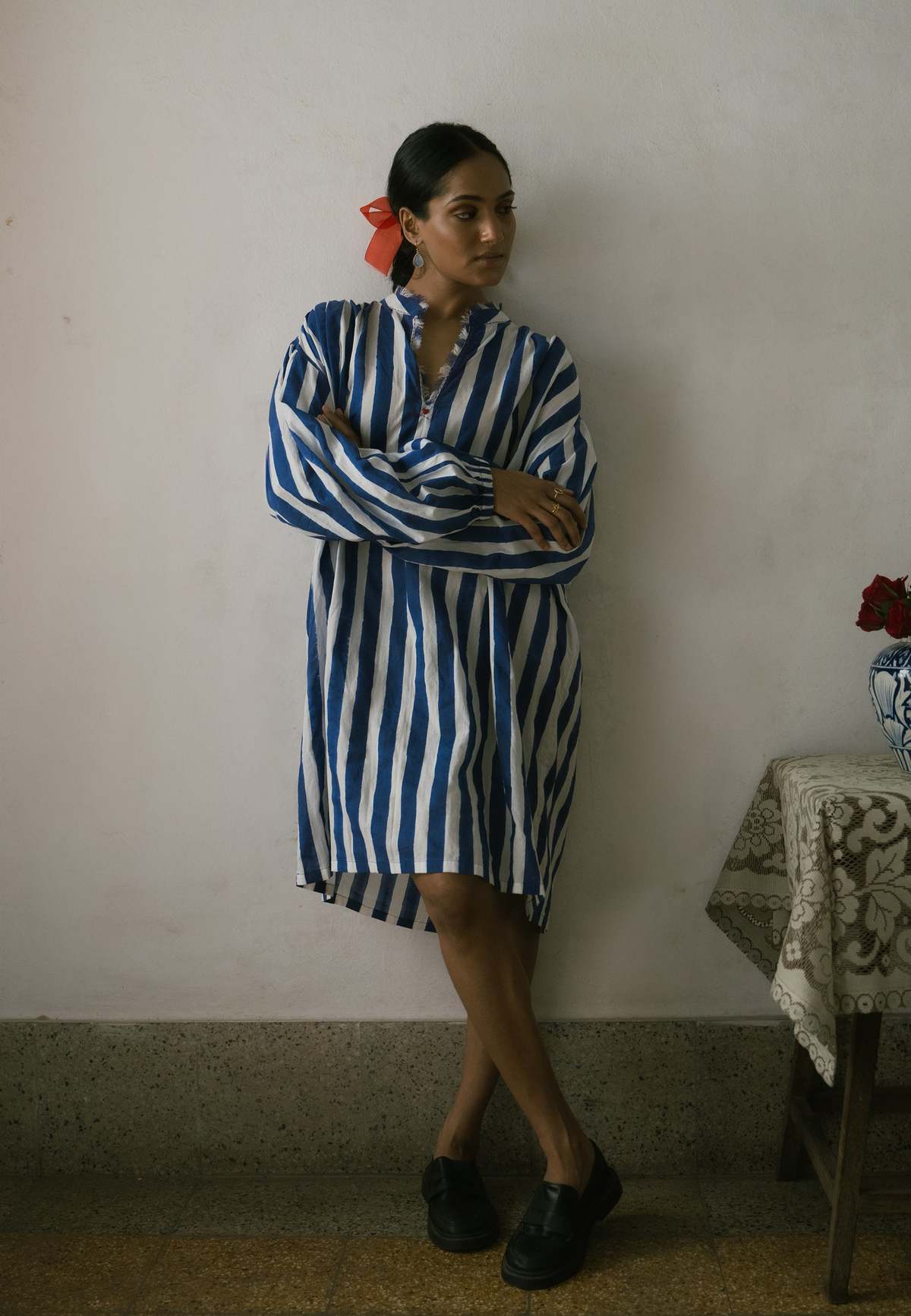 IKKIVI Kylo Tunic Dress - Blue - Image 5 of 7